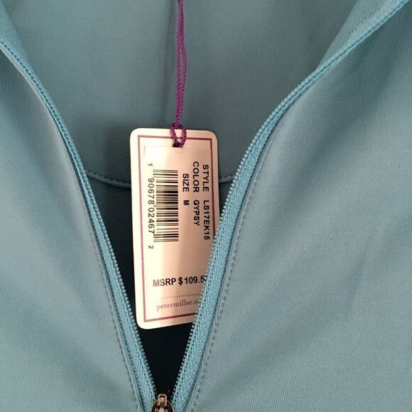 Peter Millar NWT PGA Reach Full Zip Blue UPF Jacket | Size Medium - Picture 4 of 9